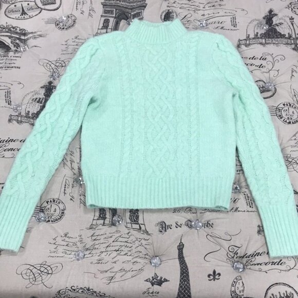 Halogen X Atlantic-Pacific Cable Knit Sweater - Picture 3 of 7